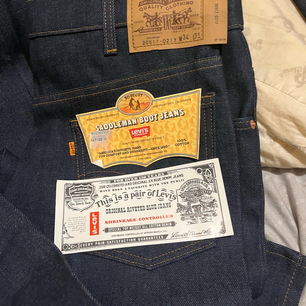 Brand new boot cut Levi’s
